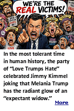 Jimmy Kimmel drew the ire of Melania Trump after joking on his late-night show that the first lady ''had a glow like an expectant widow.'' Kimmel told the joke days before a gunman entered the building hosting the White House Correspondents' Dinner on Saturday night. ''Kimmel's hateful and violent rhetoric is intended to divide our country,'' Melania Trump wrote on X. ''His monologue about my family isn't comedy- his words are corrosive and deepens the political sickness within America.''